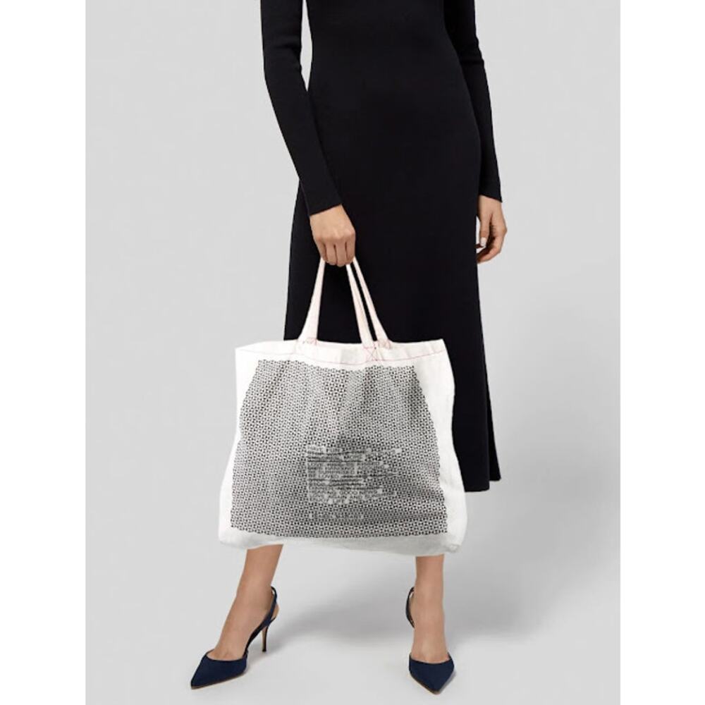 Isabel Marant White and Black Tote Bag